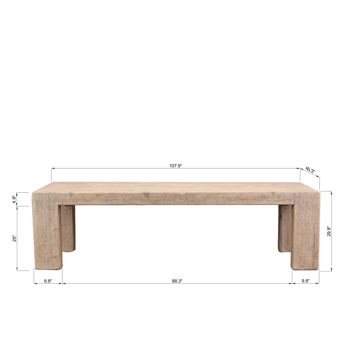 Pine Wood Dining Table