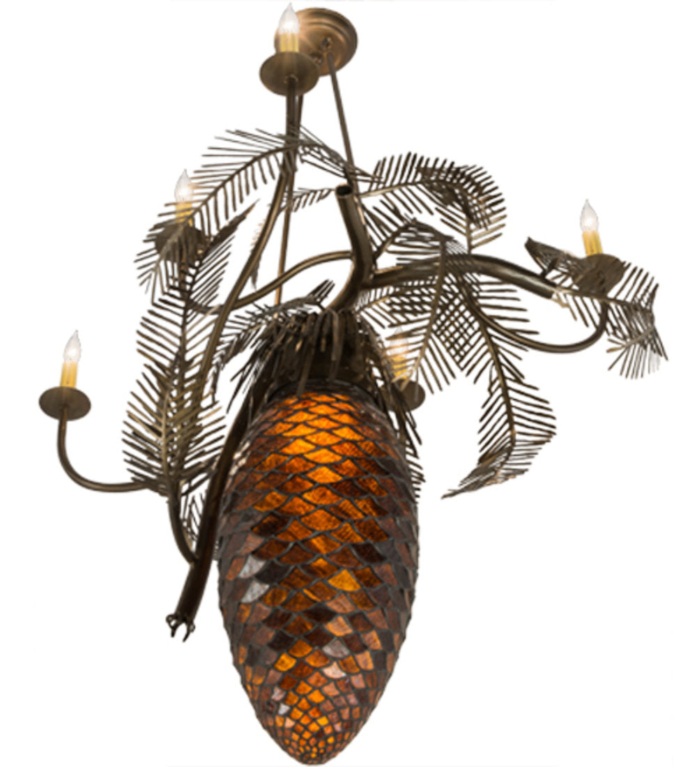Pinecone 6 - Light Chandelier