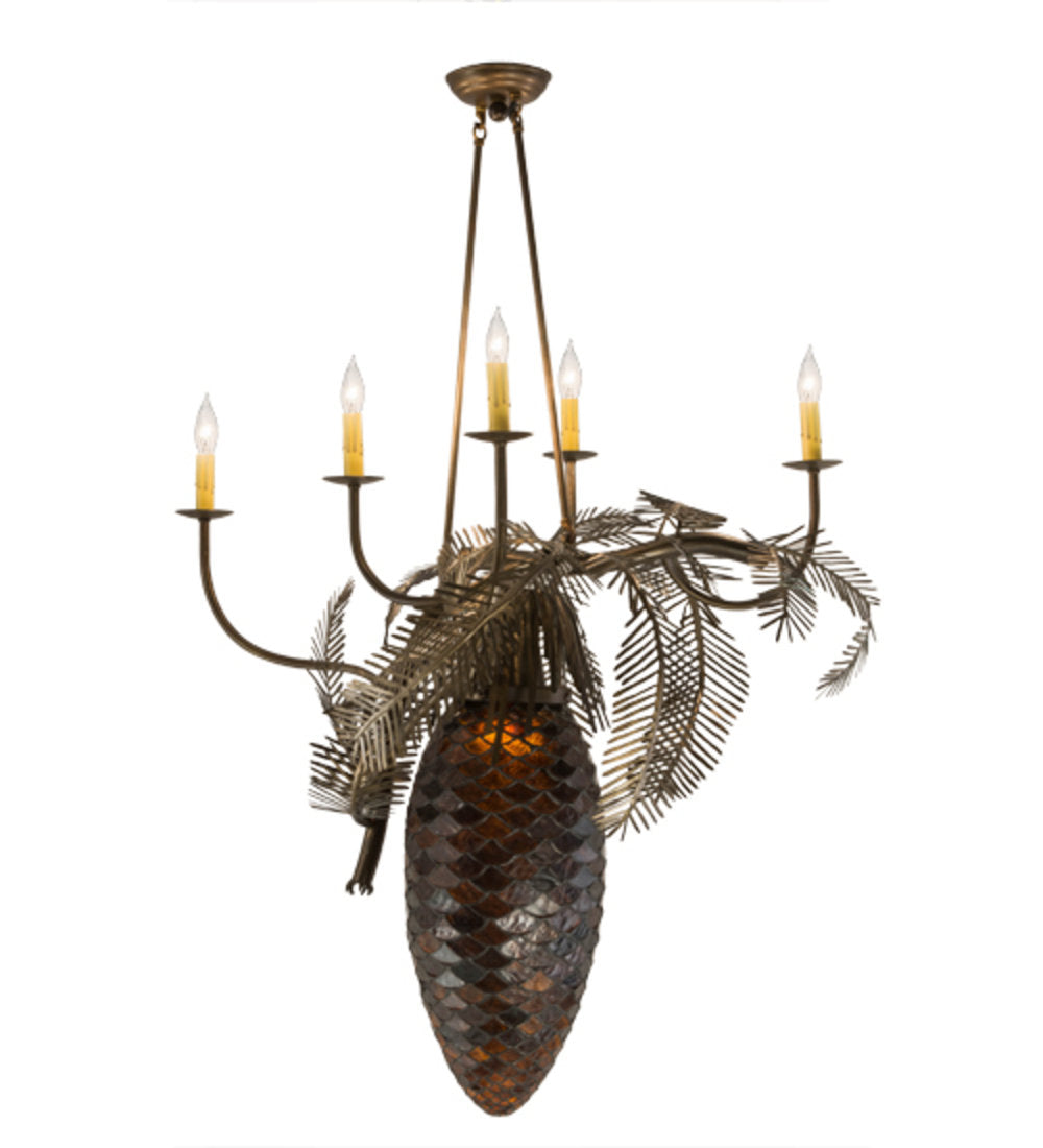 Pinecone 6 - Light Chandelier
