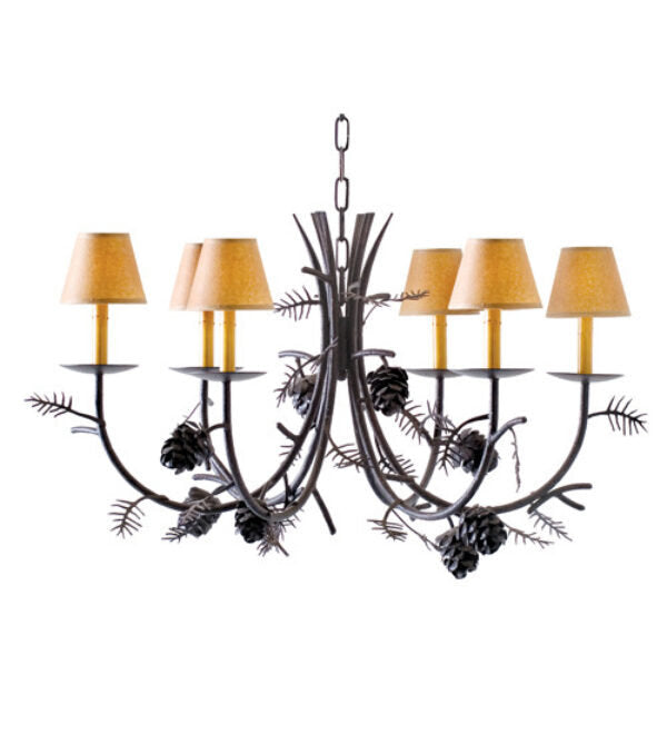 Pinecone 8 - Light Chandelier