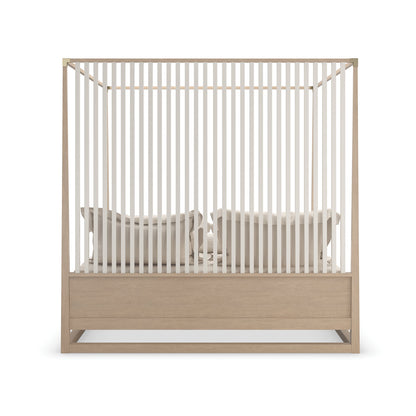 Pinstripe Canopy Bed