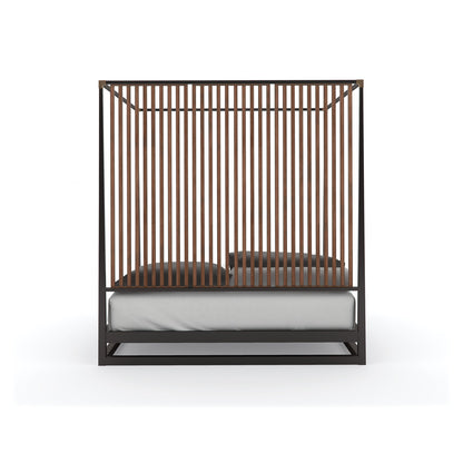 Pinstripe Canopy Bed