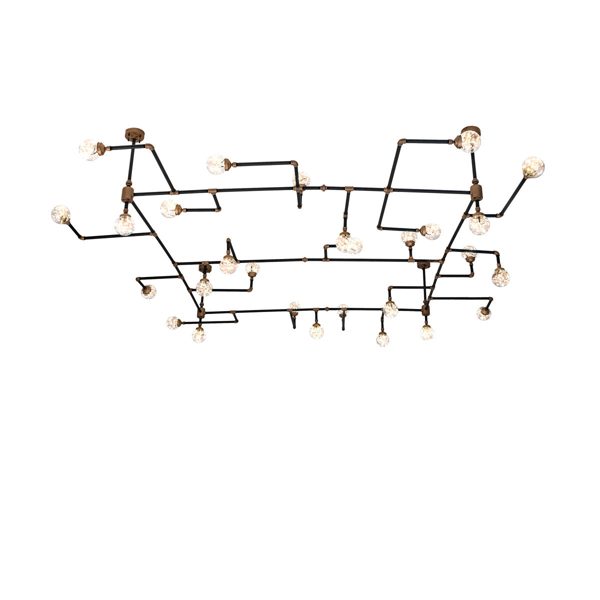PipeDream 28 - Light LED Chandelier