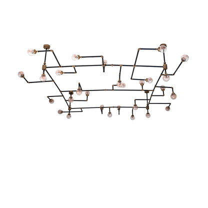 PipeDream 28 - Light LED Chandelier