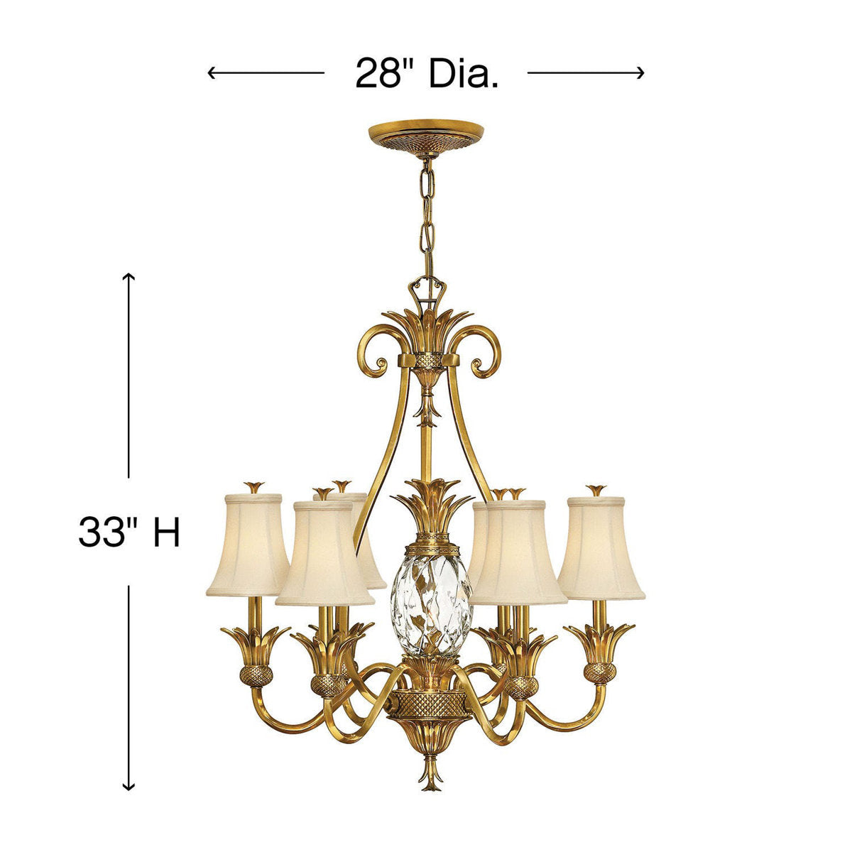 Plantation 7 Light Chandelier