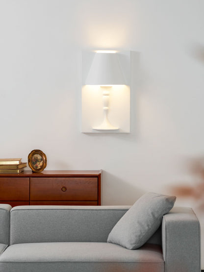 Plaster Picture Wall Lamp