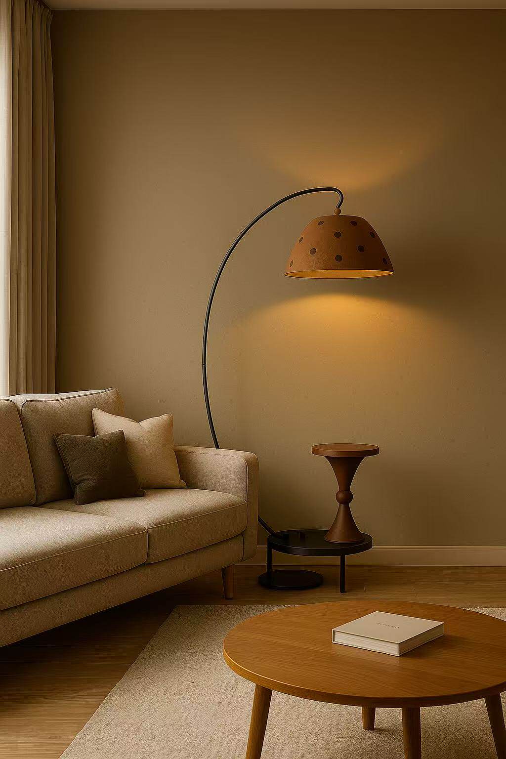 Playful Arc Floor Lamp