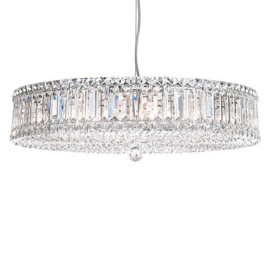 Schonbek Plaza 9 Light Unique Statement Drum Chandelier