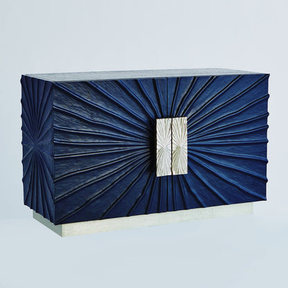 Pleated Two-Door Cabinet