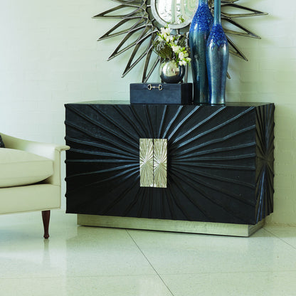 Pleated Two-Door Cabinet