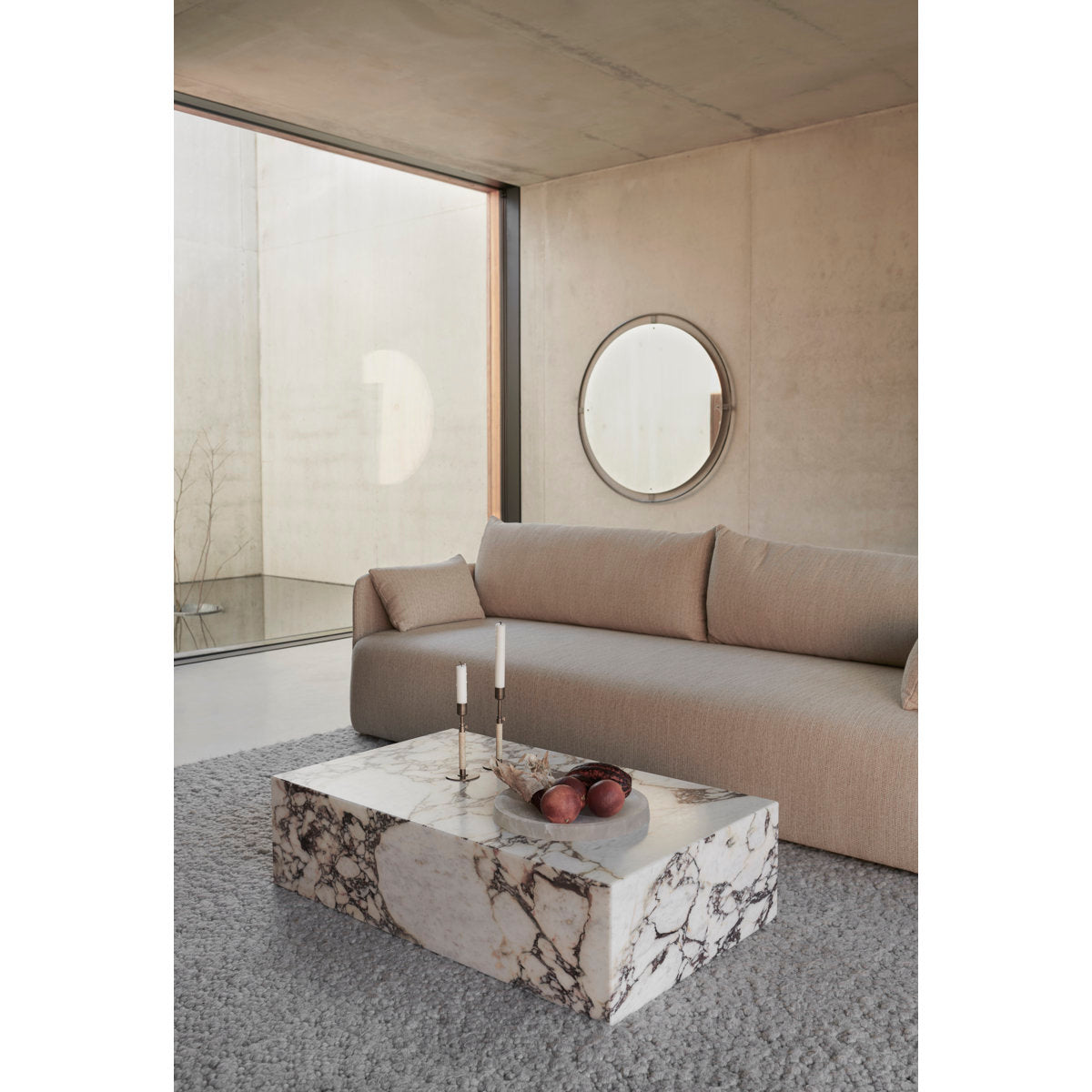 Plinth Marble Coffee Table
