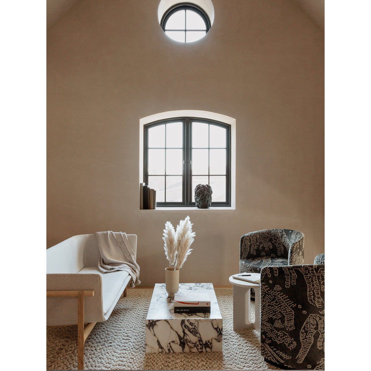Plinth Marble Coffee Table