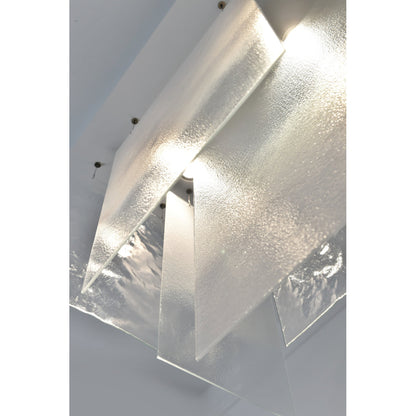 Pliss茅 6 - Light Glass Chandelier