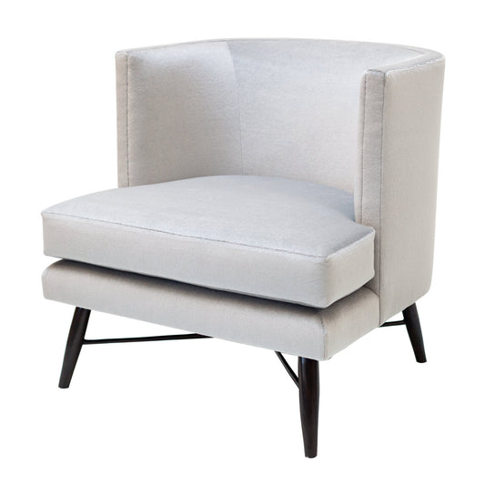 Poppy Leather Barrel Chair