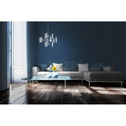 Prism 12 - Light Unique Novelty LED Chandelier