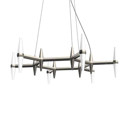 Prism 6 - Light Unique/Statement Novelty LED Chandelier