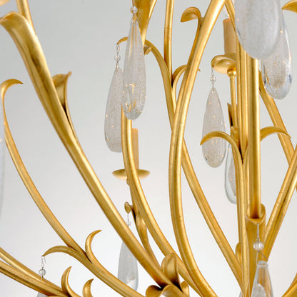 Prosecco 6 - Light Candle Style Tiered Chandelier