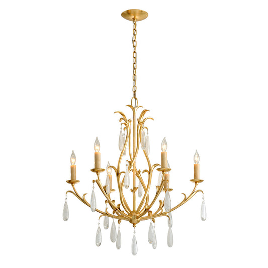 Prosecco 6 - Light Candle Style Tiered Chandelier
