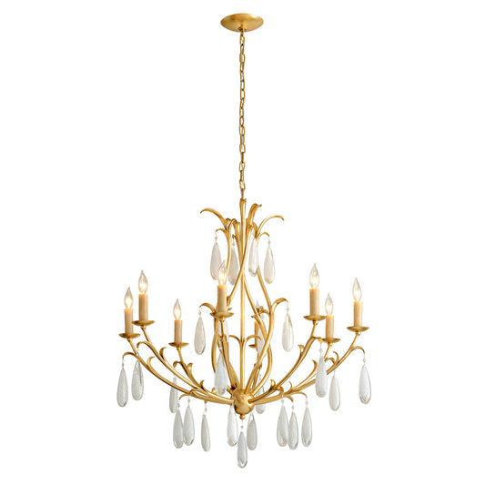 Prosecco 8 - Light Candle Style Tiered Chandelier