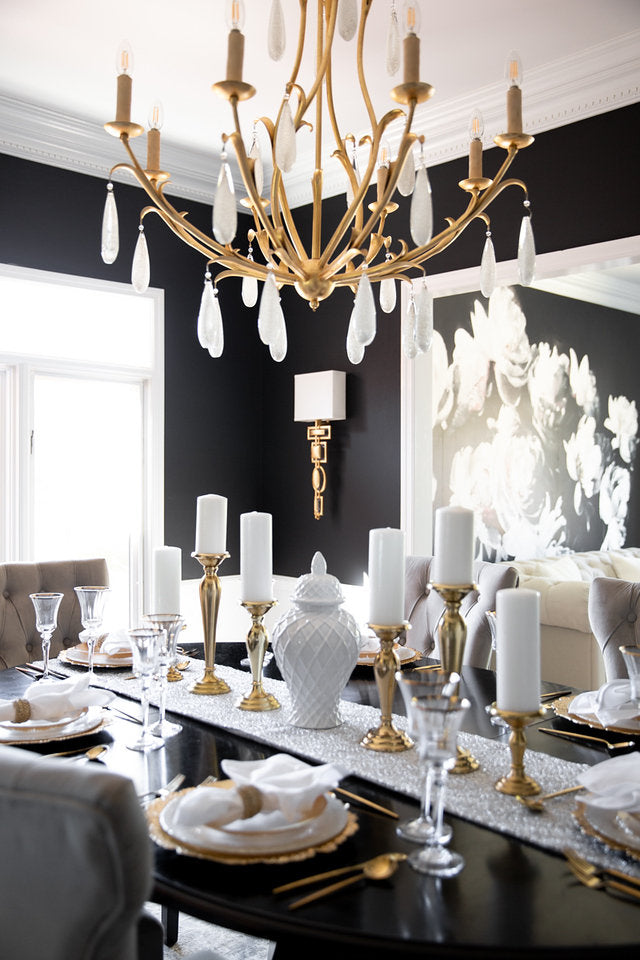 Prosecco 8 - Light Candle Style Tiered Chandelier