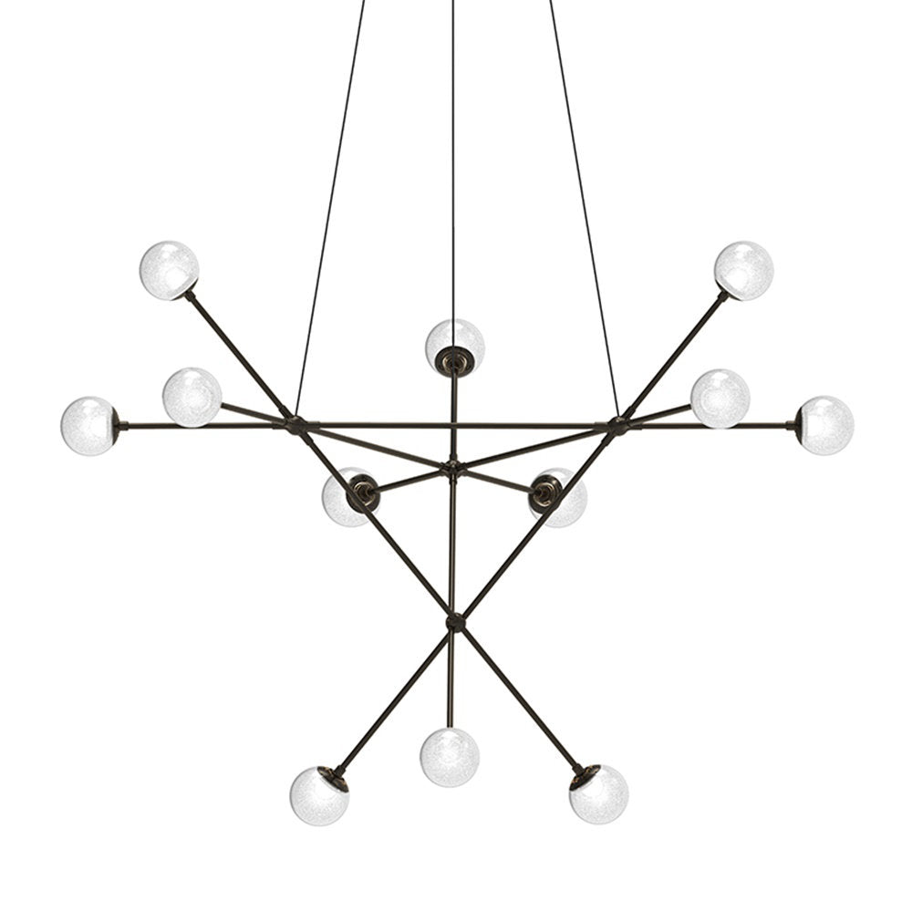 Proton 12 - Light LED Chandelier