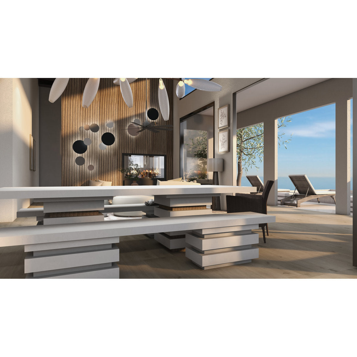 Provenance Signature Dining Bench