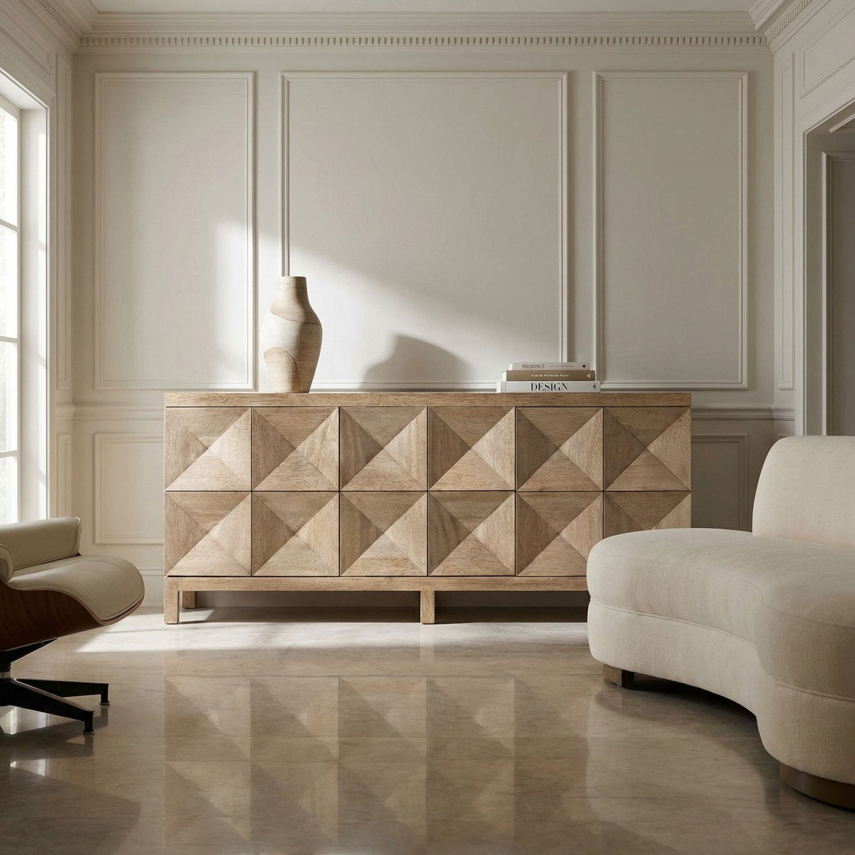 Quadrant 76'' W Solid Wood Sideboard