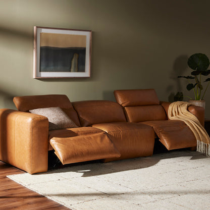 Radley 124" Leather Power Reclining Sofa