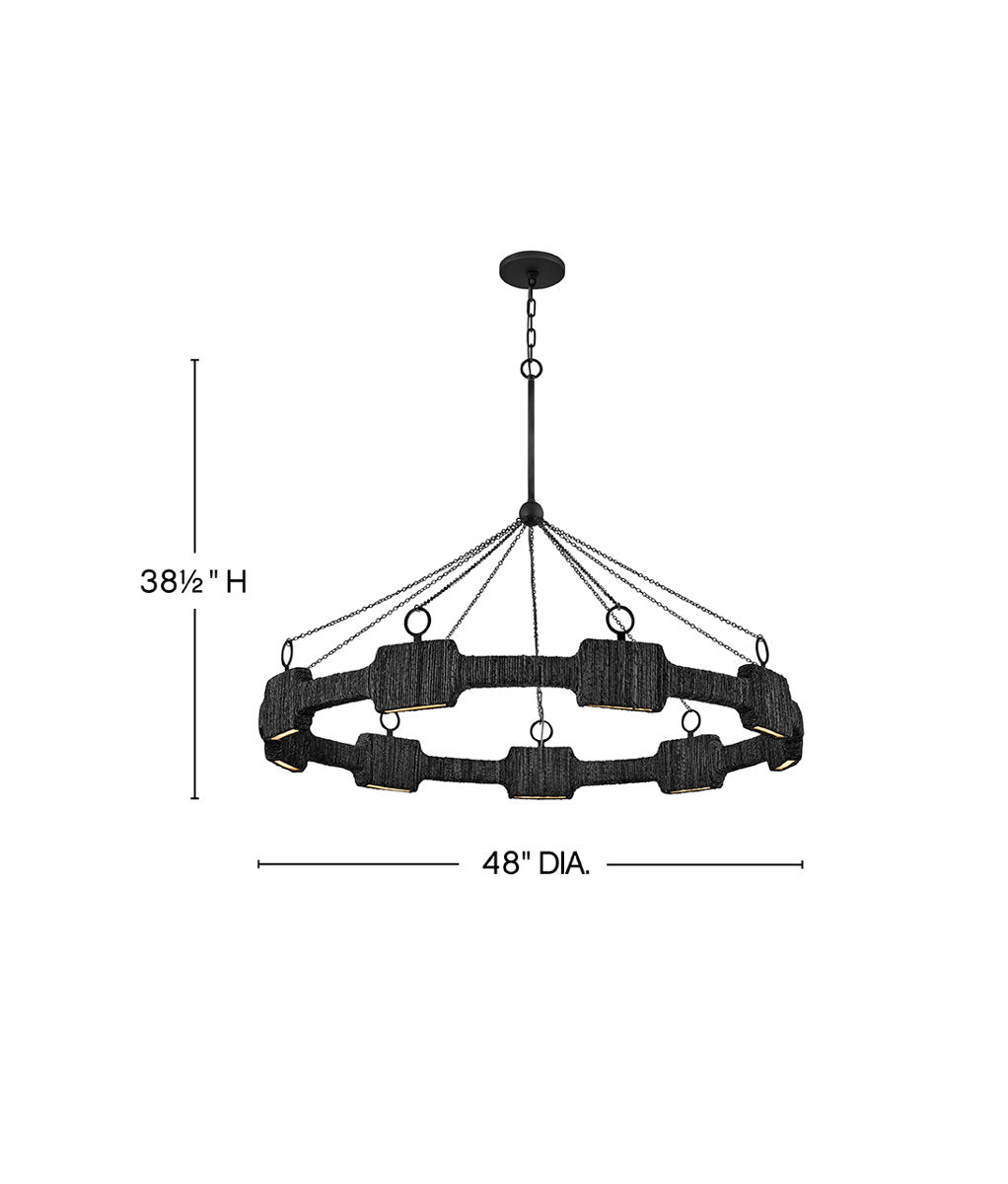 Raffi Steel Dimmable LED Other Chandelier