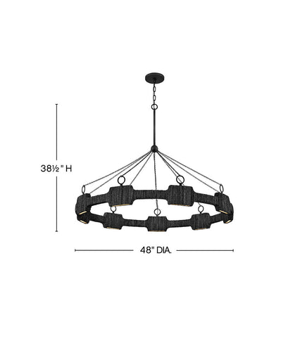 Raffi Steel Dimmable LED Other Chandelier
