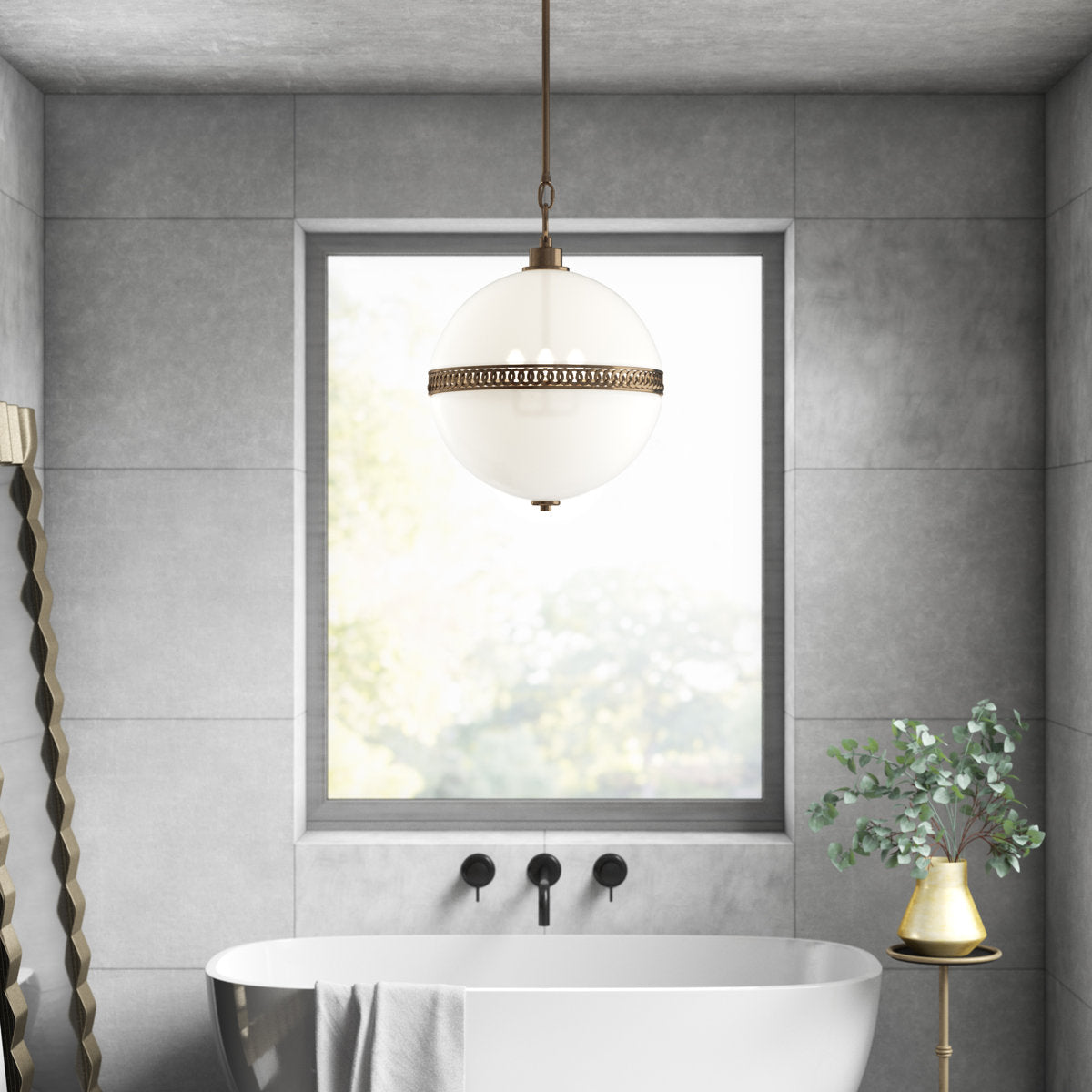 Ralph Lauren Hendricks 4 Light Chandelier
