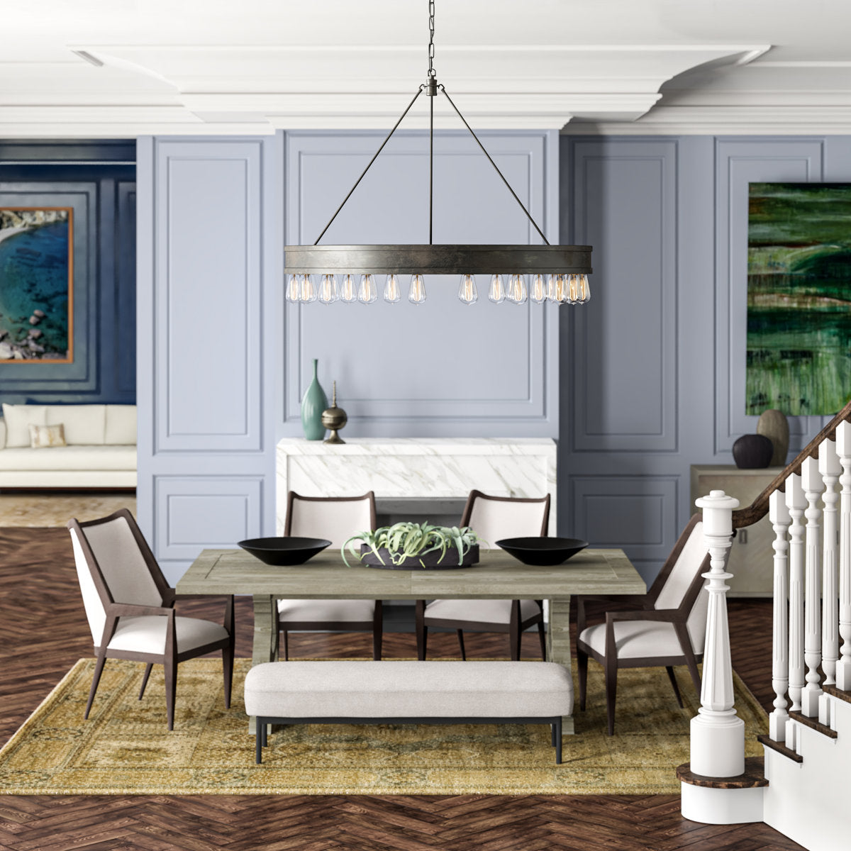 Ralph Lauren Roark 20 Light Chandelier