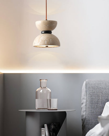 Vireo Travertine Pendant Light