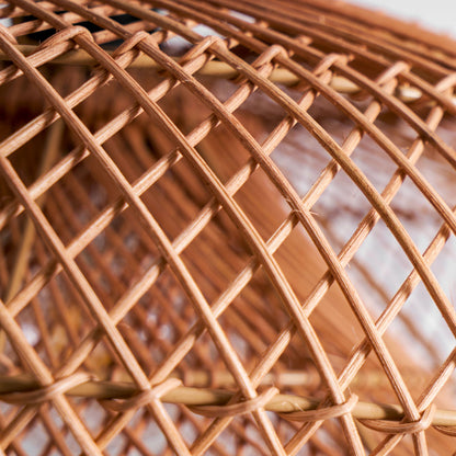 Rattan Wave Pendant Light