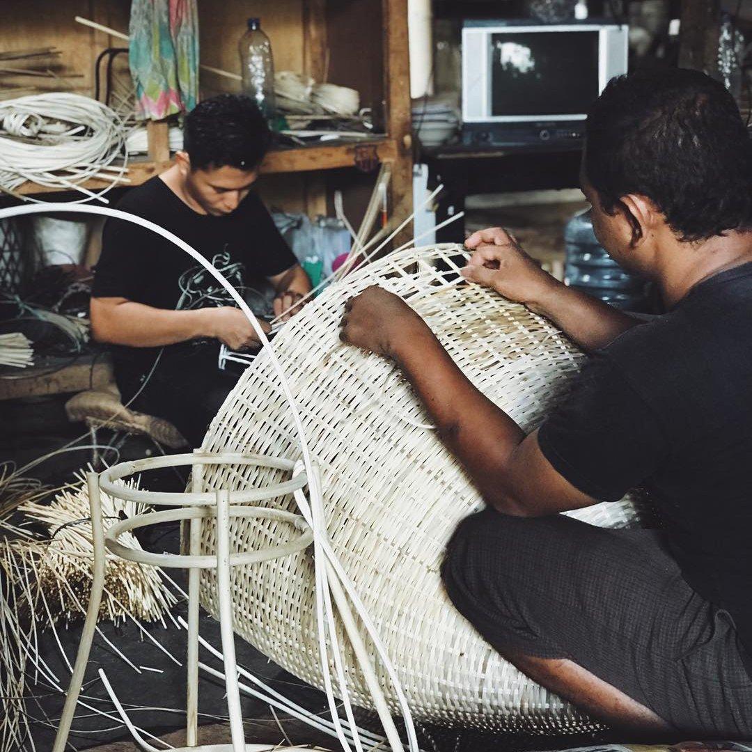 Rattan Pendant Light