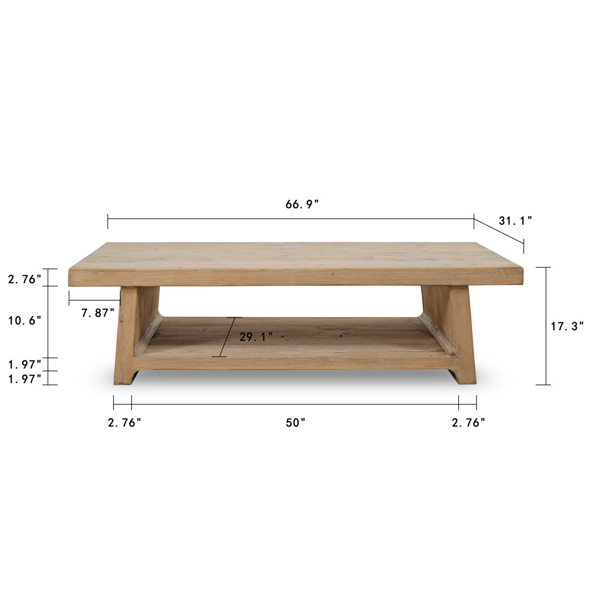 Ravenna Solid Wood Coffee Table
