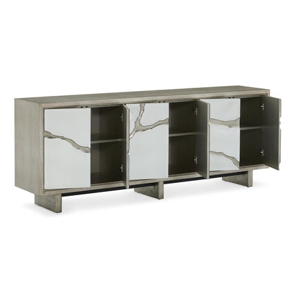 Ravine Silver Credenza