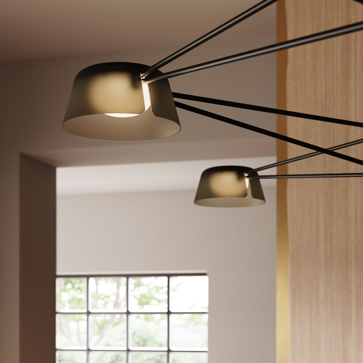 Ray 6 - Light LED Chandelier