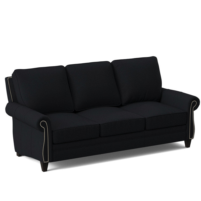 Reddish Leather Sofa