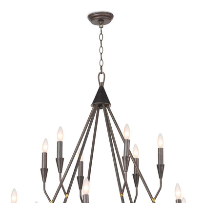 Regina Andrew Coastal Living Sierra 35 Inch 12 Light Chandelier Cp433338