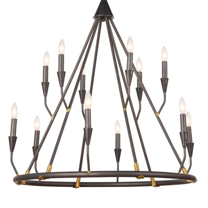 Regina Andrew Coastal Living Sierra 35 Inch 12 Light Chandelier Cp433338