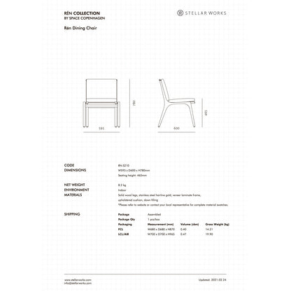 Ren Leather Dining Chair