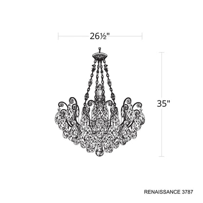 Renaissance 8 - Light Chandelier
