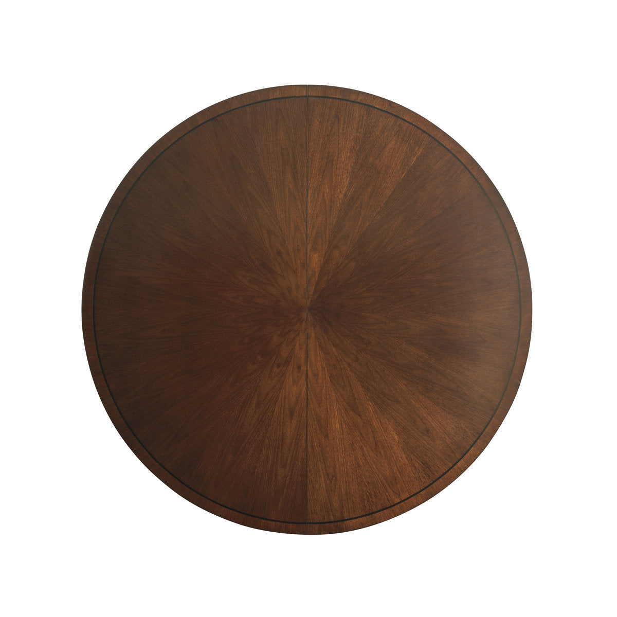Rendezvous Round Walnut Wood Dining Table