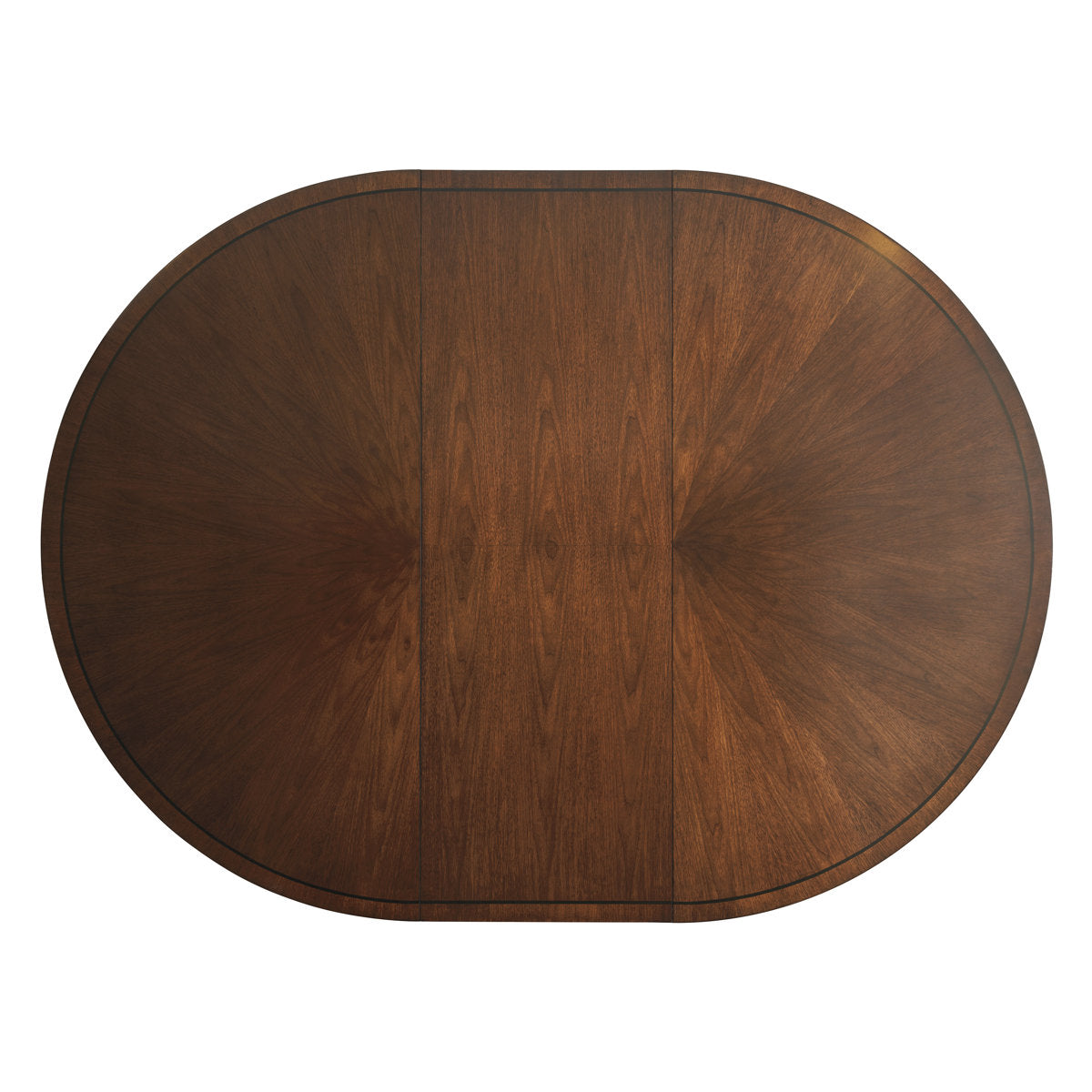 Rendezvous Round Walnut Wood Dining Table