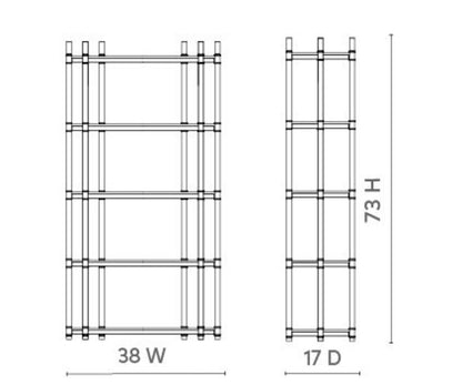 Reneau Etagere Bookcase