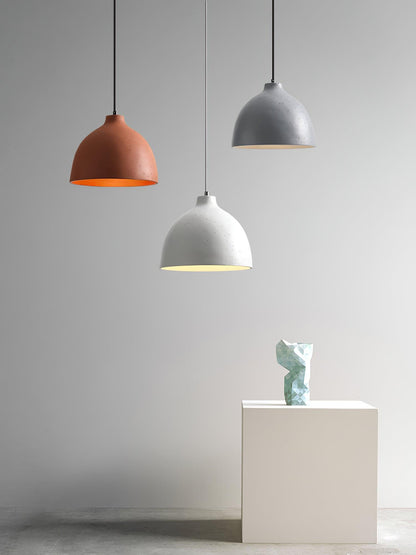Resin Bowl Pendant Lamp