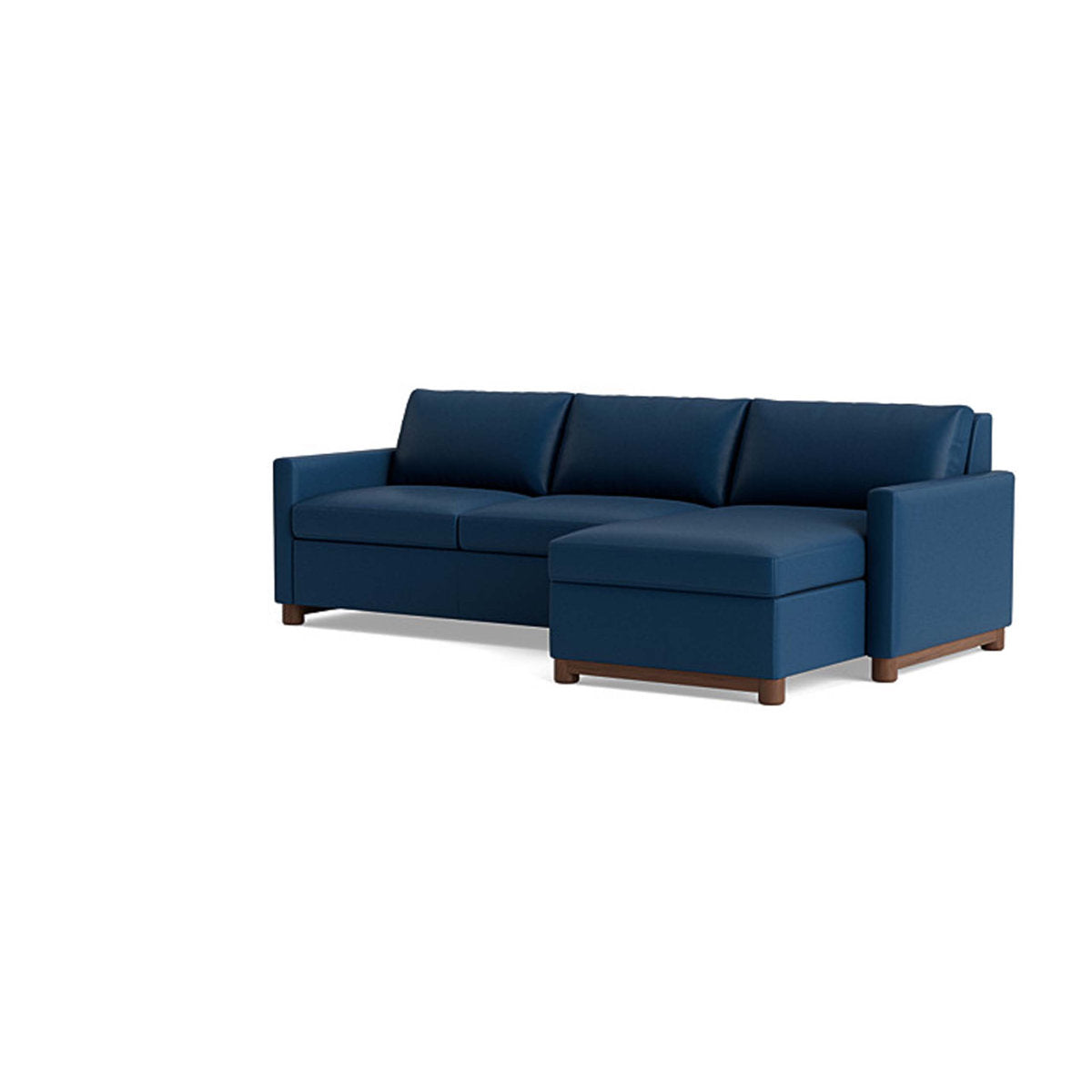 Reve Leather Sofa with Chaise (112")