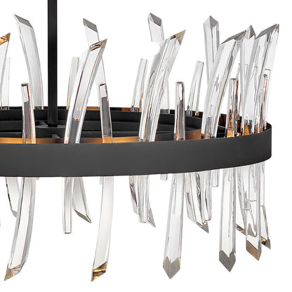 Revel 8 - Light Unique Wagon Wheel Chandelier with Crystal Accents