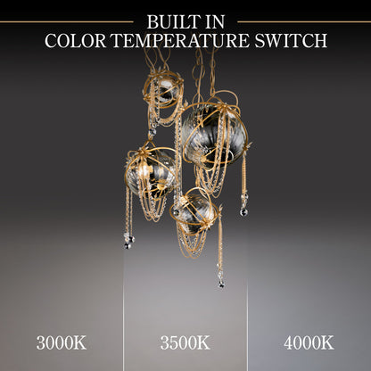 Revere 4 - Light LED Chandelier